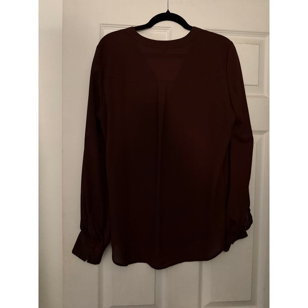 Maroon Top By Express Size Medium - Picture 3 of 6